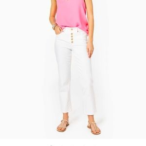 Lilly Pulitzer 27” South Ocean High Rise straight leg jean